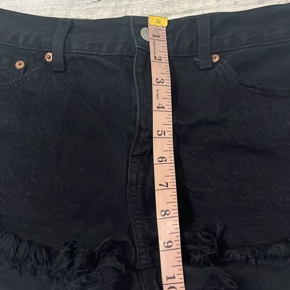Pistola Black Jean Shorts Size 27 - Picture 7 of 9